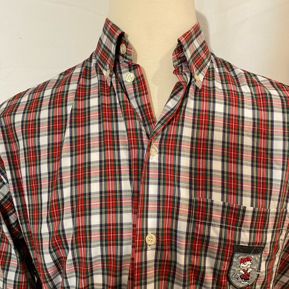 ICEBERG Men’s Plaid Button Down Shirt Sz XL - Picture 2 of 7